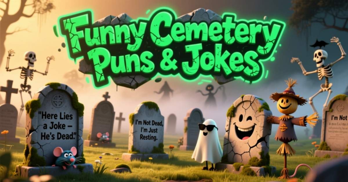 Cemetery Puns