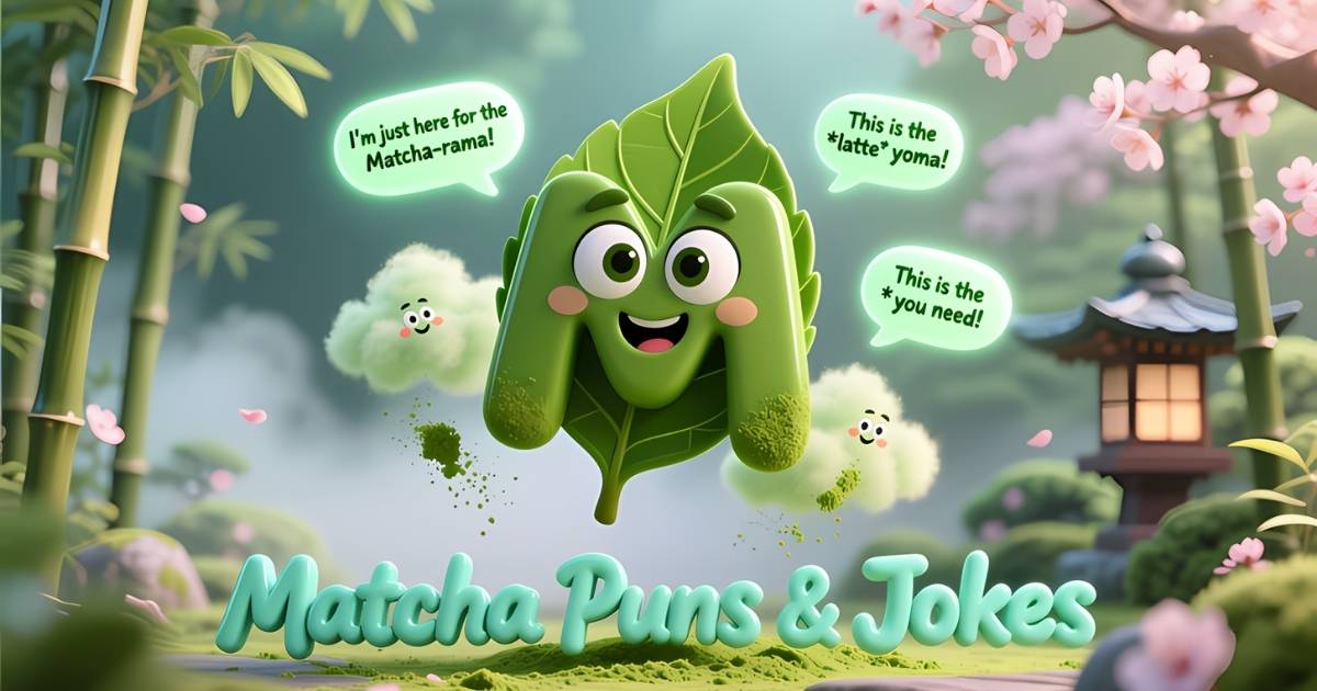 Matcha Puns