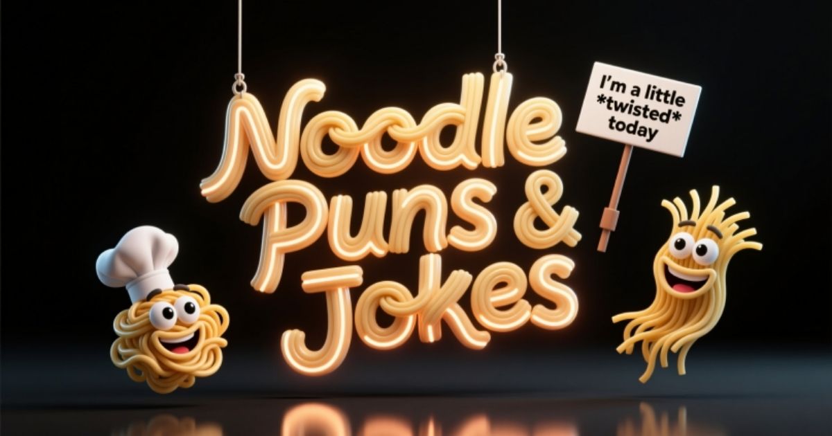 Noodle Puns & Jokes