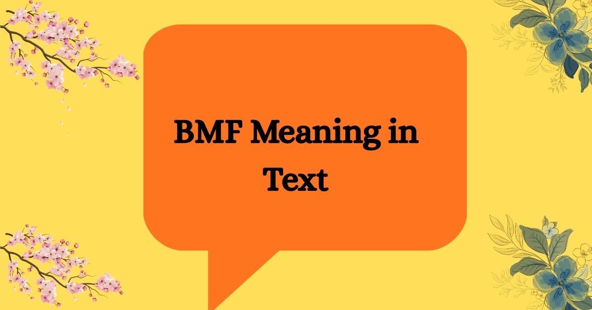 BMF Meaning in Text