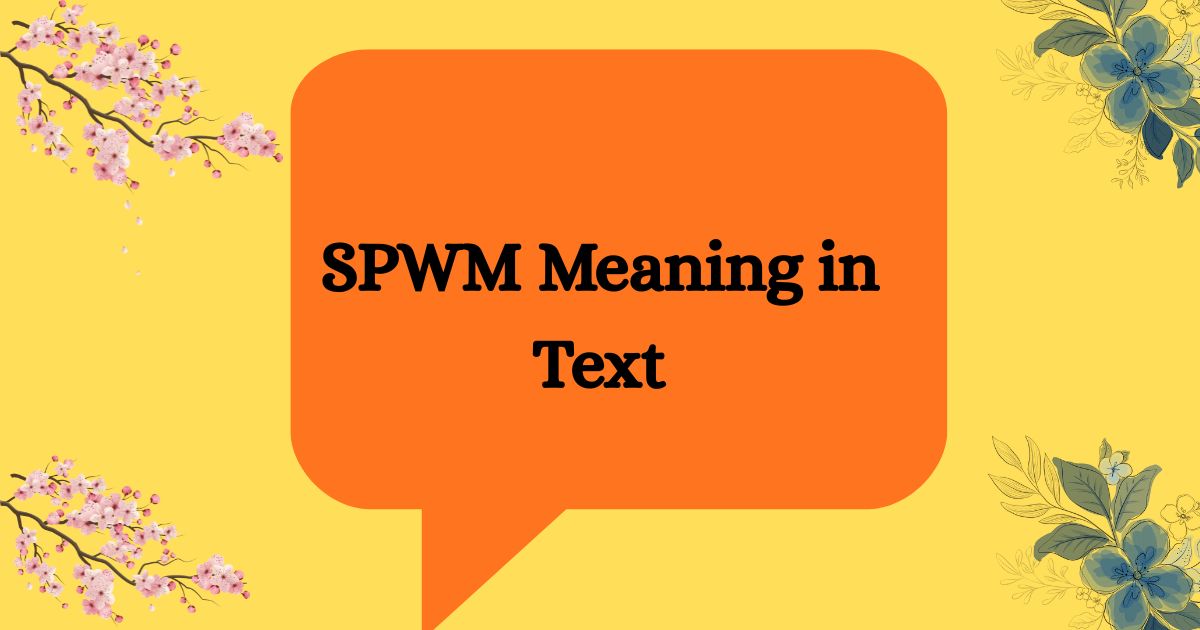 SPWM Meaning in Text